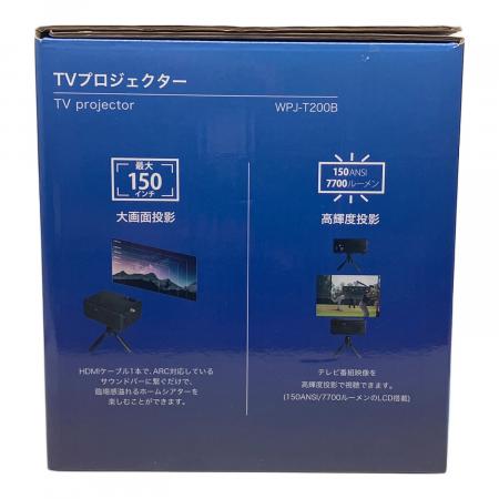 Wizz (ウィズ) TVプロジェクター WPJ-T200B｜トレファクONLINE