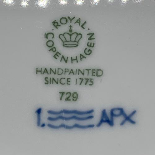 ROYAL COPENHAGEN (ロイヤル・コペンハーゲン) プレート 729刻印 約19cm ブルーフルーテッド・プレイン