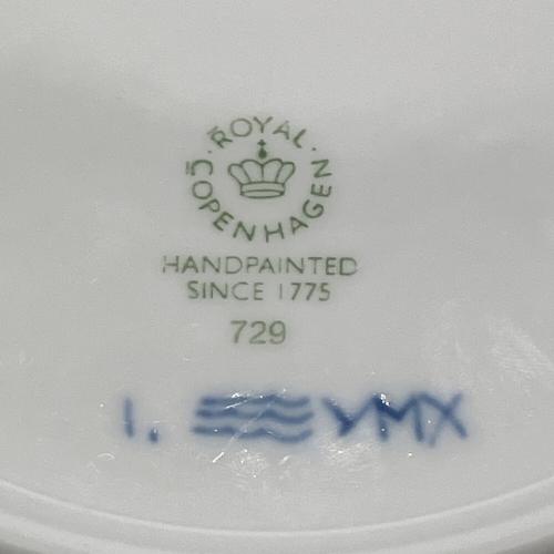 ROYAL COPENHAGEN (ロイヤル・コペンハーゲン) プレート 729刻印 約19cm ブルーフルーテッド・プレイン