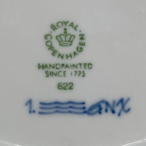 ROYAL COPENHAGEN (ロイヤル・コペンハーゲン) プレート 622 約22cm ブルーフルーテッド・プレイン