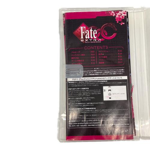 Fate/EXTRA CCC PSP用ソフト 説明書破損 CERO D (17歳以上対象)