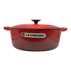 LE CREUSET (ルクルーゼ) 両手鍋 29cm レッド ココット・オーバル