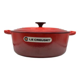 LE CREUSET (ルクルーゼ) 両手鍋 29cm レッド ココット・オーバル