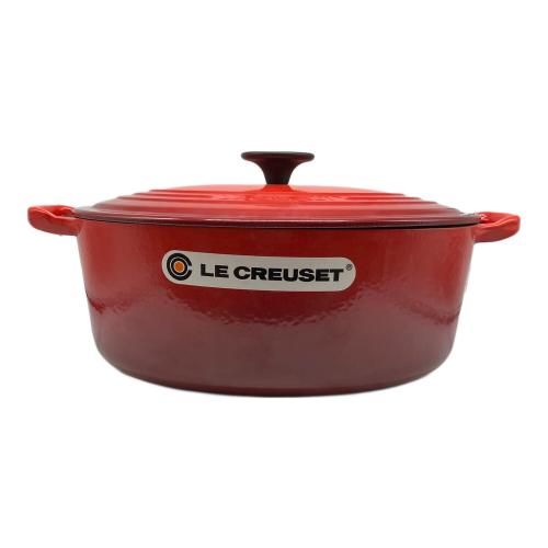 LE CREUSET (ルクルーゼ) 両手鍋 29cm レッド ココット・オーバル