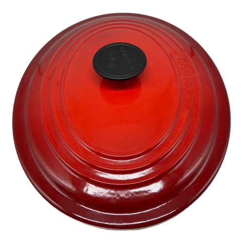 LE CREUSET (ルクルーゼ) 両手鍋 29cm レッド ココット・オーバル