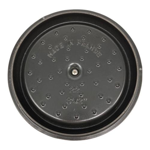 Staub (ストウブ) 両手鍋 22cm ダークブラウン