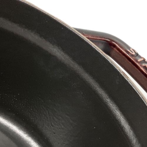Staub (ストウブ) 両手鍋 22cm ダークブラウン