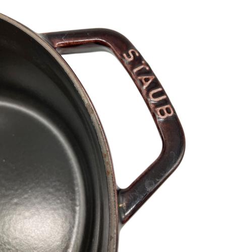 Staub (ストウブ) 両手鍋 22cm ダークブラウン