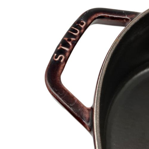 Staub (ストウブ) 両手鍋 22cm ダークブラウン