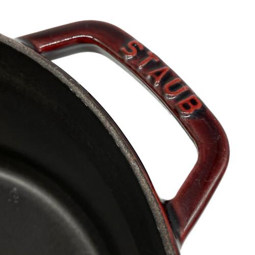 Staub (ストウブ) 両手鍋 24cm ダークブラウン ココットラウンド
