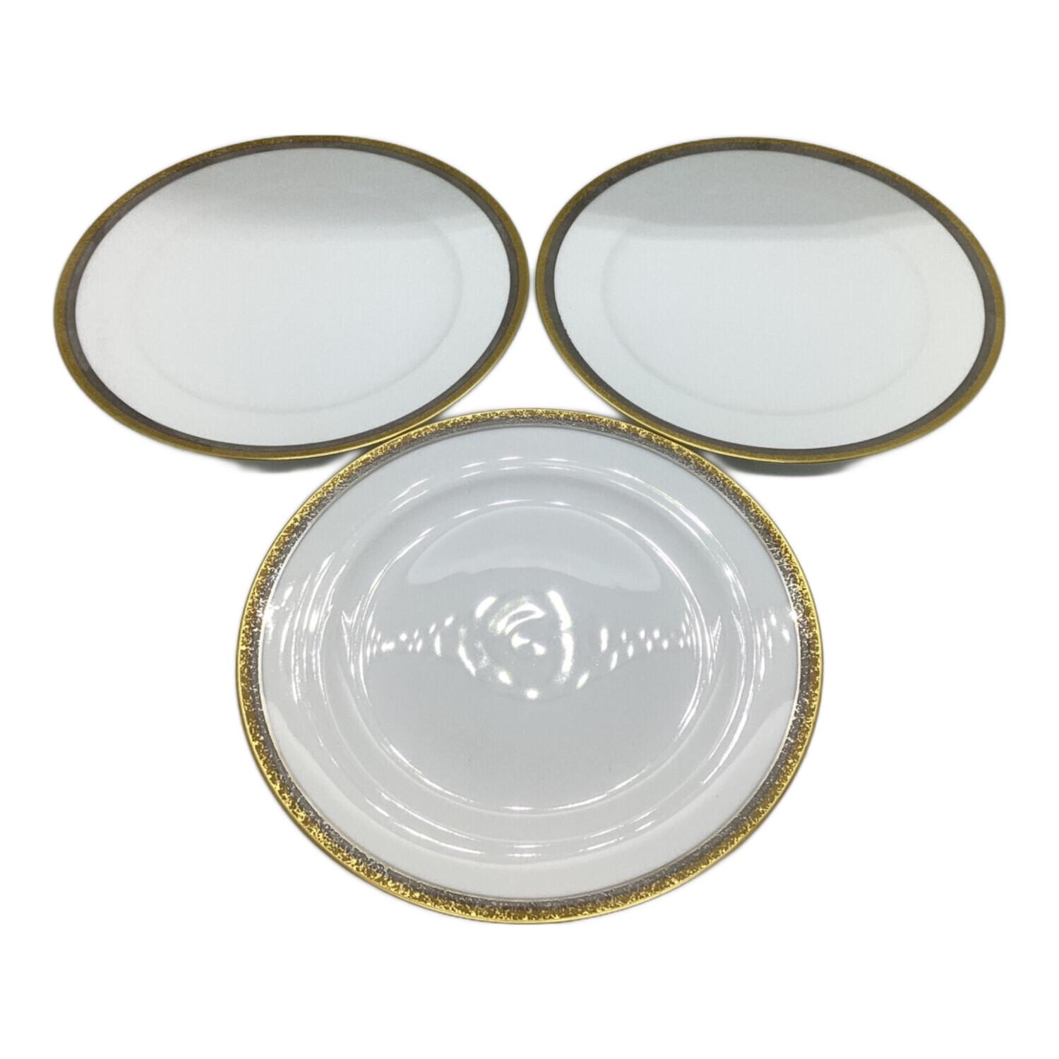 大倉陶園 (オオクラトウエン) プレート 金白金蝕ぶどう唐草