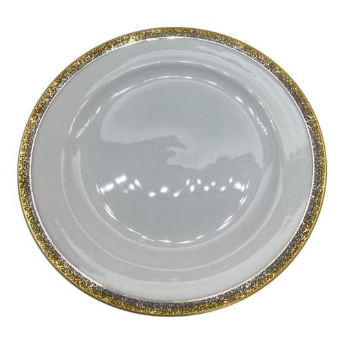 大倉陶園 (オオクラトウエン) プレート 金白金蝕ぶどう唐草