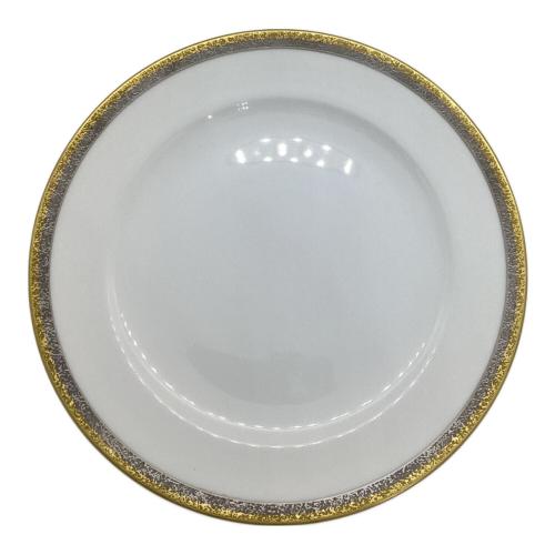 大倉陶園 (オオクラトウエン) プレート 金白金蝕ぶどう唐草