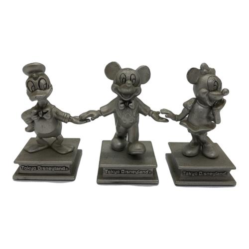 Disney RESORT (ディズニーリゾート) ミッキー・ミニー・ドナルドセット メタルフィギュア