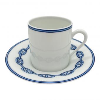 HERMES (エルメス) カップ&ソーサー シェーヌダンクル