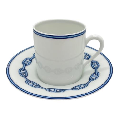 HERMES (エルメス) カップ&ソーサー シェーヌダンクル