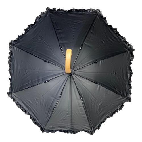 SUN BARRIER 100 (サンバリア100) 日傘 ２段折フリル ブラック