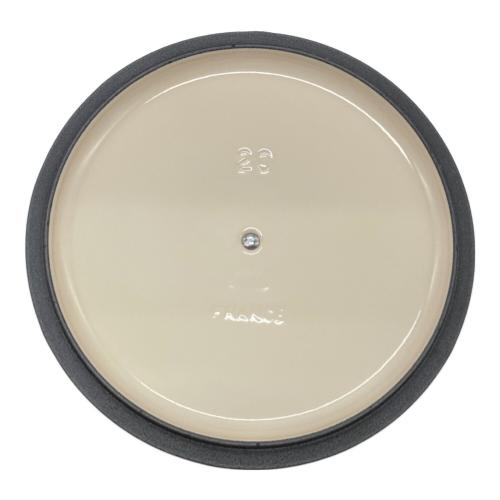 LE CREUSET (ルクルーゼ) 両手鍋 20cm カイエン ココット・ロンド