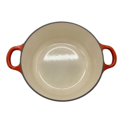 LE CREUSET (ルクルーゼ) 両手鍋 20cm カイエン ココット・ロンド