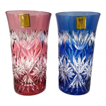 KAGAMI CRYSTAL(カガミクリスタル)　江戸切子　2Pセット