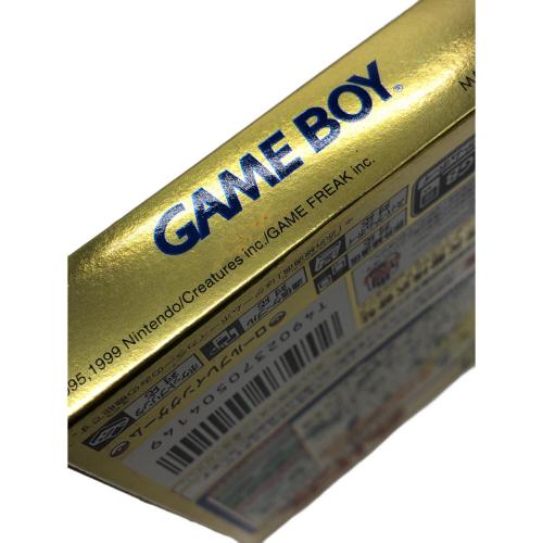 ゲームボーイ用ソフト ポケットモンスター 金 -