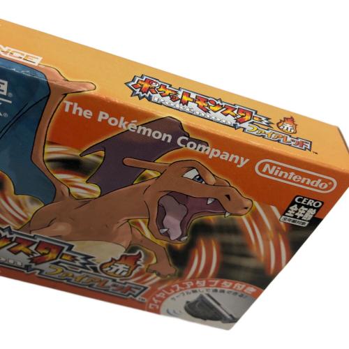 ゲームボーイアドバンス用ソフト ポケットモンスター ファイアレッド[ワイヤレスアダプタ同梱] -