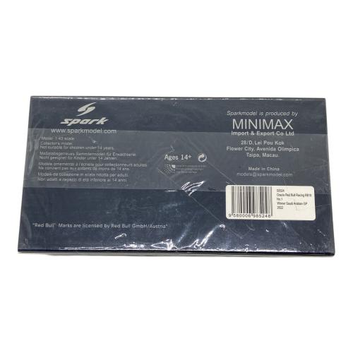 SPARK (スパーク) Oracle Red Bull Racing RB18 Winnner Saudi Arabian GP 2022 モデルカー