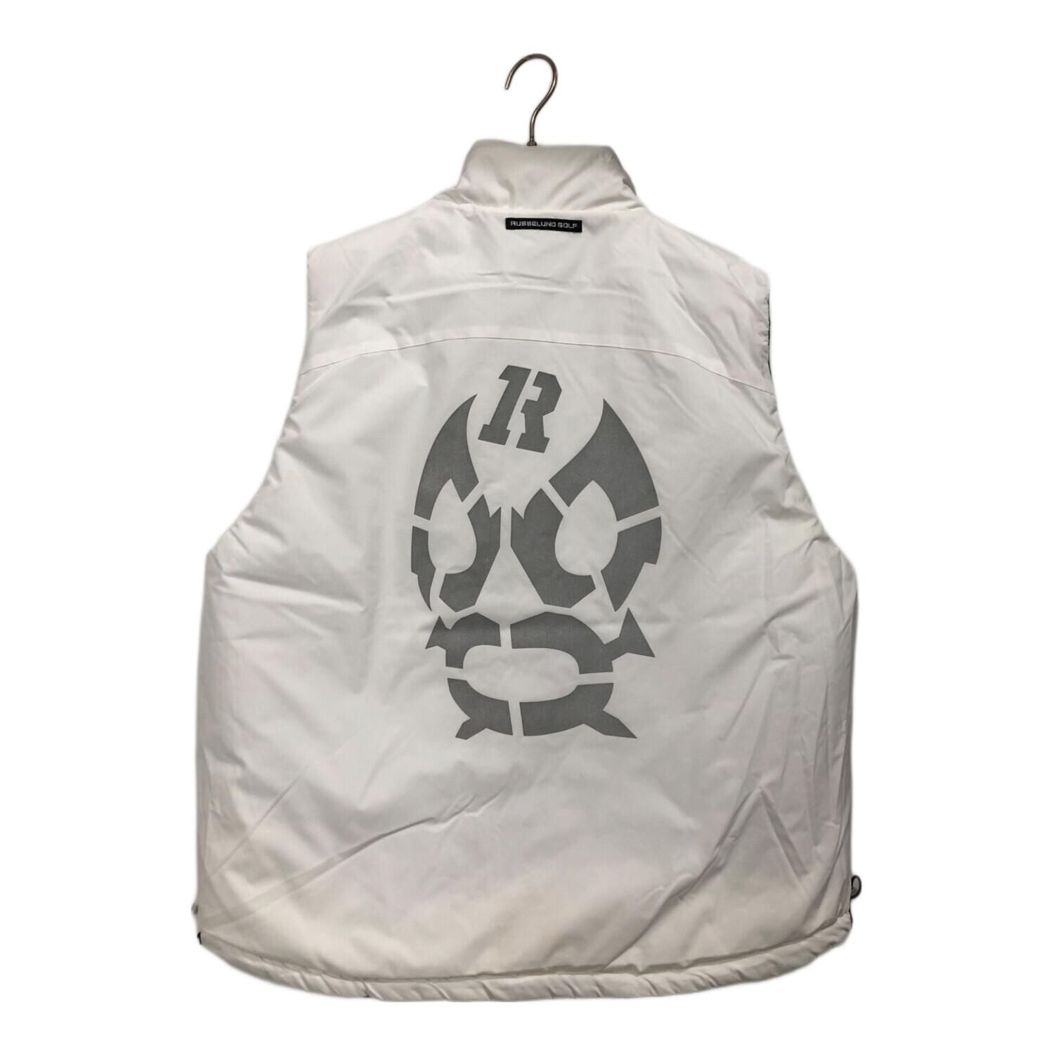 （美品）RUSSELUNO ラッセルノ　リバーシブルベスト　サイズL RUSSELUNO (ラッセルノ) リバーシブルベスト ゴルフウェア(トップス