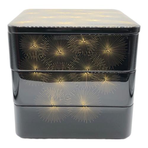 輪島塗 (ワジマヌリ) 三段重箱 唐松蒔絵｜トレファクONLINE