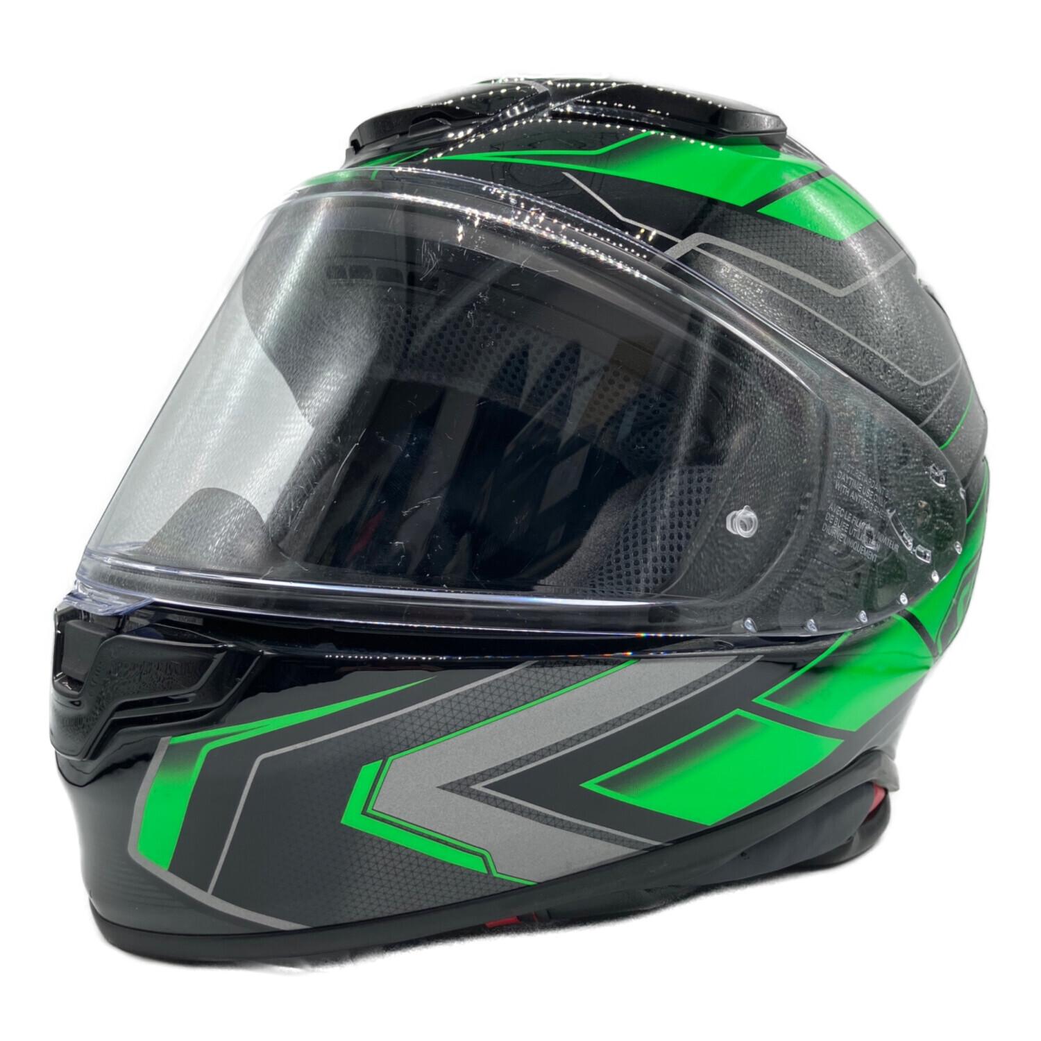SHOEI (ショウエイ) バイク用ヘルメット 2022年製 ブラック×グリーン