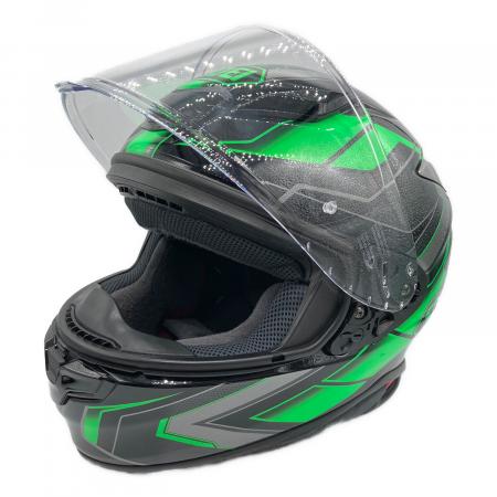 SHOEI (ショウエイ) バイク用ヘルメット 2022年製 ブラック×グリーン