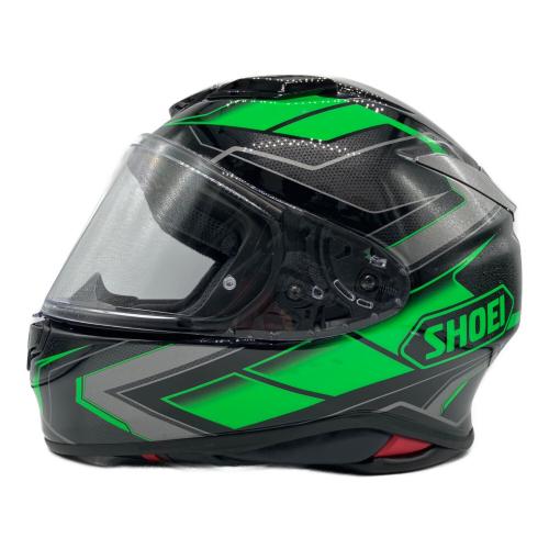 SHOEI (ショウエイ) バイク用ヘルメット 2022年製 ブラック×グリーン