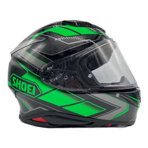 SHOEI (ショウエイ) バイク用ヘルメット 2022年製 ブラック×グリーン Z8 PROLOGUE TC-4 57cm PSCマーク(バイク用ヘルメット)有