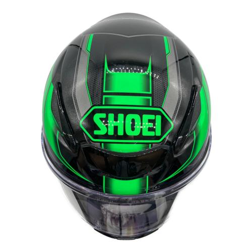 SHOEI (ショウエイ) バイク用ヘルメット 2022年製 ブラック×グリーン Z8 PROLOGUE TC-4 57cm PSCマーク(バイク用ヘルメット)有