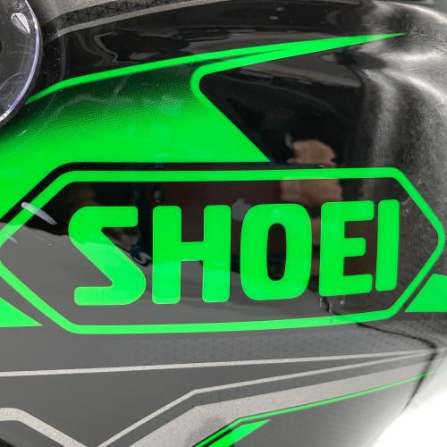 SHOEI (ショウエイ) バイク用ヘルメット 2022年製 ブラック×グリーン Z8 PROLOGUE TC-4 57cm PSCマーク(バイク用ヘルメット)有
