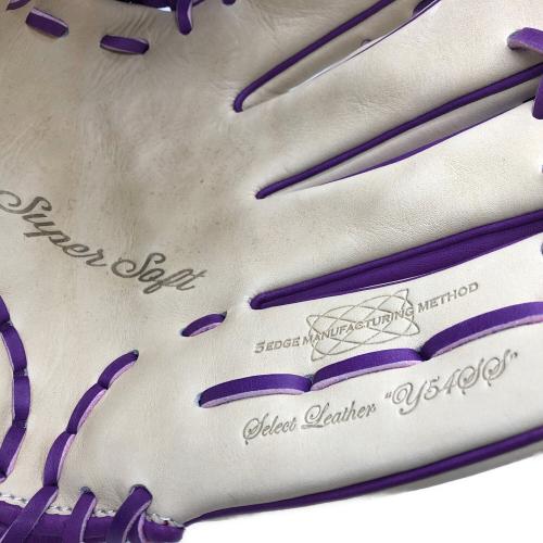 SSK (エスエスケイ) 軟式グローブ SGC117523F タグ付き パープル×アイボリー