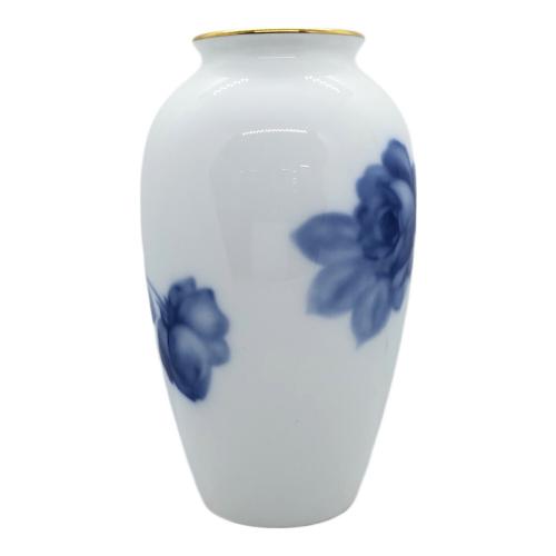 大倉陶園 (オオクラトウエン) 花瓶 ブルーローズ 23cm 箱付