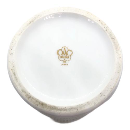 大倉陶園 (オオクラトウエン) 花瓶 ブルーローズ 23cm 箱付