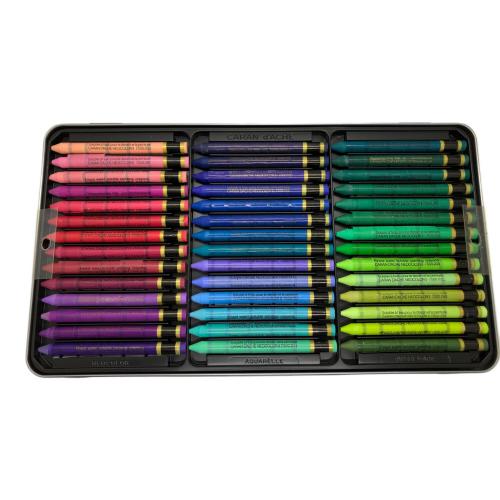 CARAN d'ACHE (カランダッシュ) 水溶性パステル NEOCOLORⅡ 84色セット 現状品