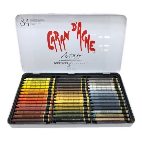 CARAN d'ACHE (カランダッシュ) 水溶性パステル NEOCOLORⅡ 84色セット 現状品