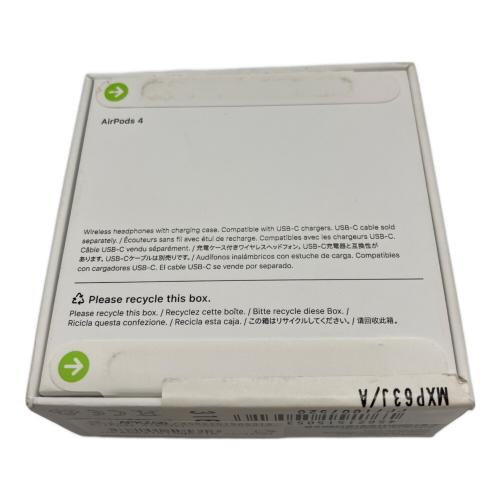 Apple (アップル) AirPods(第4世代) MXP63J/A