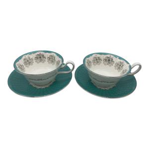 Wedgwood (ウェッジウッド) ペアカップ&ソーサー プシュケ ピオニー