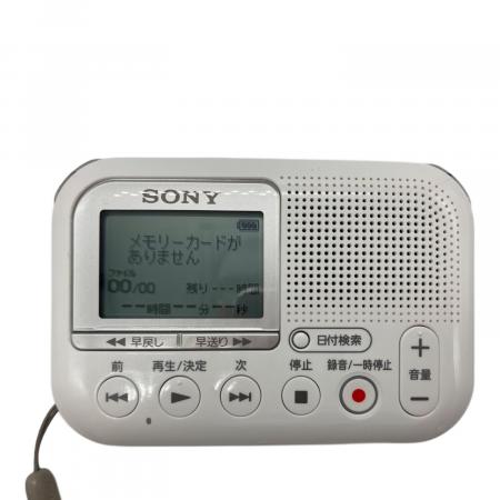 【SONY】 ICD-LX31 メモリーカードレコーダー　綺麗　① ソニー SDメモリーカードレコーダー ICD-LX31