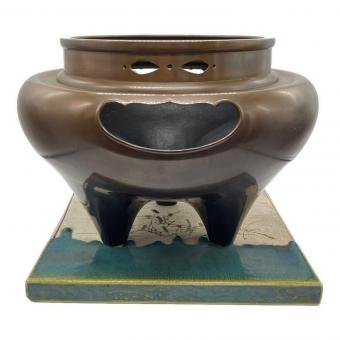 茶道具 唐銅風炉
