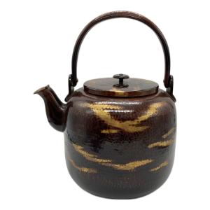 一政堂 (イッセイドウ) 茶道具 水注薬缶 花柄