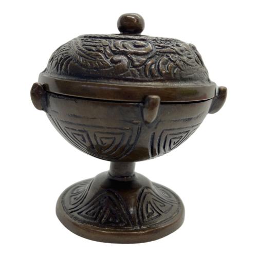 茶道具 唐銅 風炉蓋置