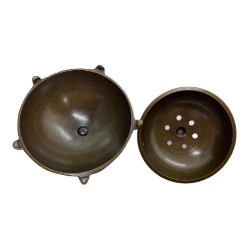 茶道具 唐銅 風炉蓋置