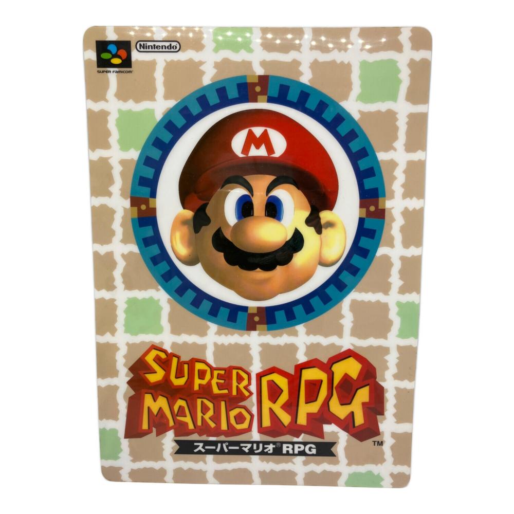 【小分け販売◯】マリオRPG 塩ビ ナガサキヤ マリオ ソフビ レトロ レア 下敷き スーパーマリオRPG 販促用非売品 レトロホビー｜トレファクONLINE