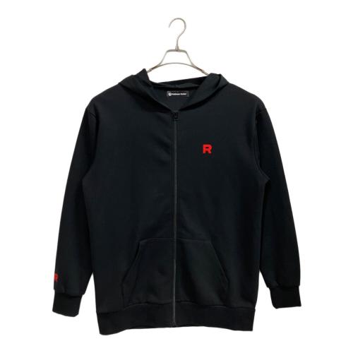 Pokemon Center (ポケモンセンター) ジップパーカー ロケット団 TEAM R  SIZE L ブラック