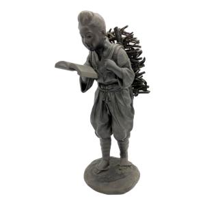 置物 二宮金次郎像